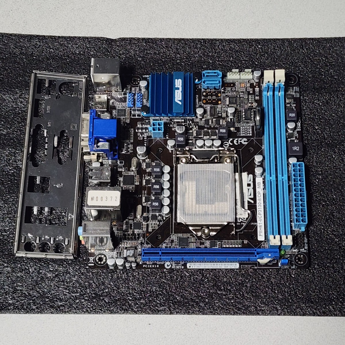 ASUS P8H61-I/CP3130-8/DP_MB IOパネル付属 LGA1155 Mini-ITXマザーボード 第2・3世代CPU対応 最新Bios 動作確認済 PCパーツの画像1