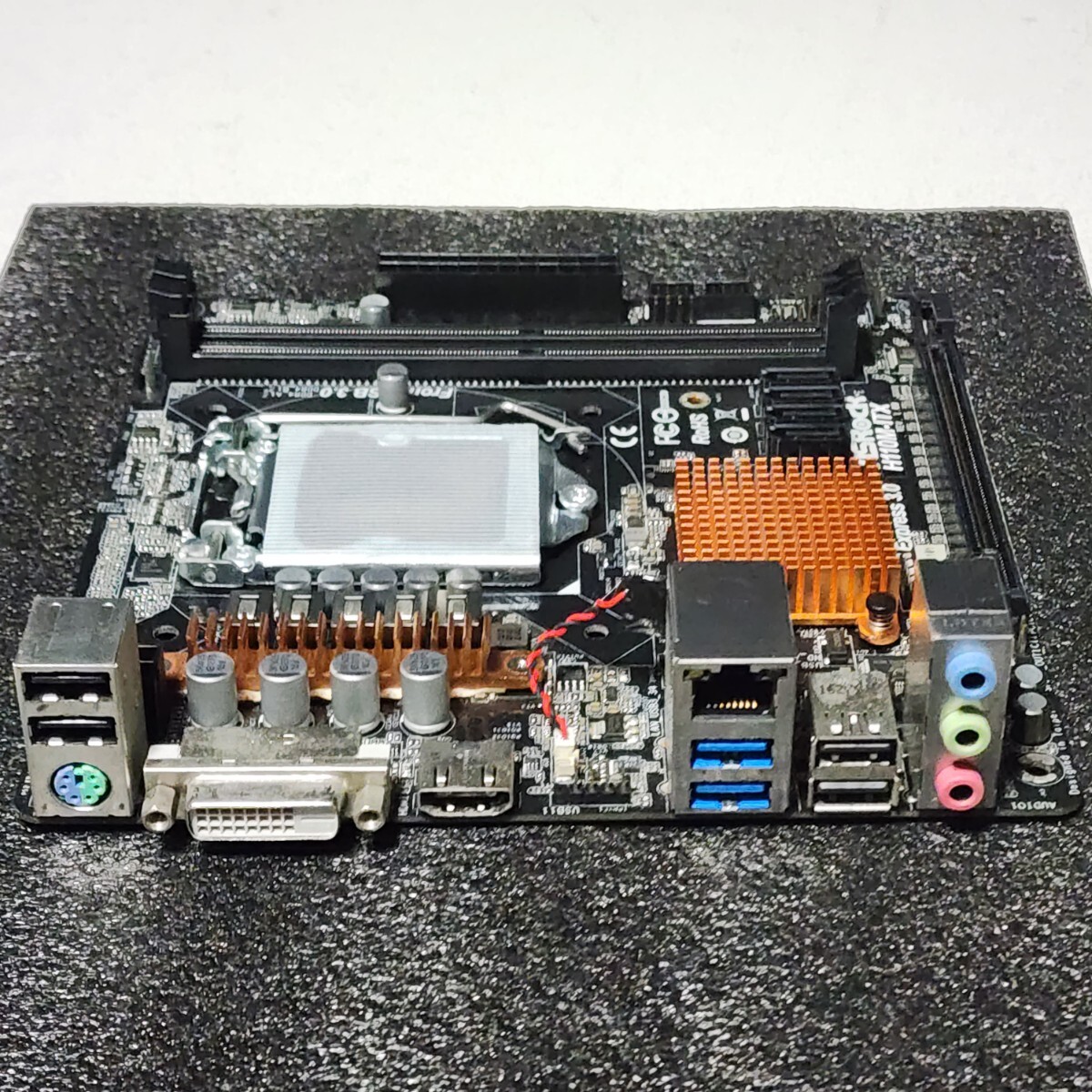 ASRock H110M-ITX IOパネル付属 LGA1151 Mini-ITXマザーボード 第6・7世代CPU対応 最新Bios 動作確認済 PCパーツの画像3