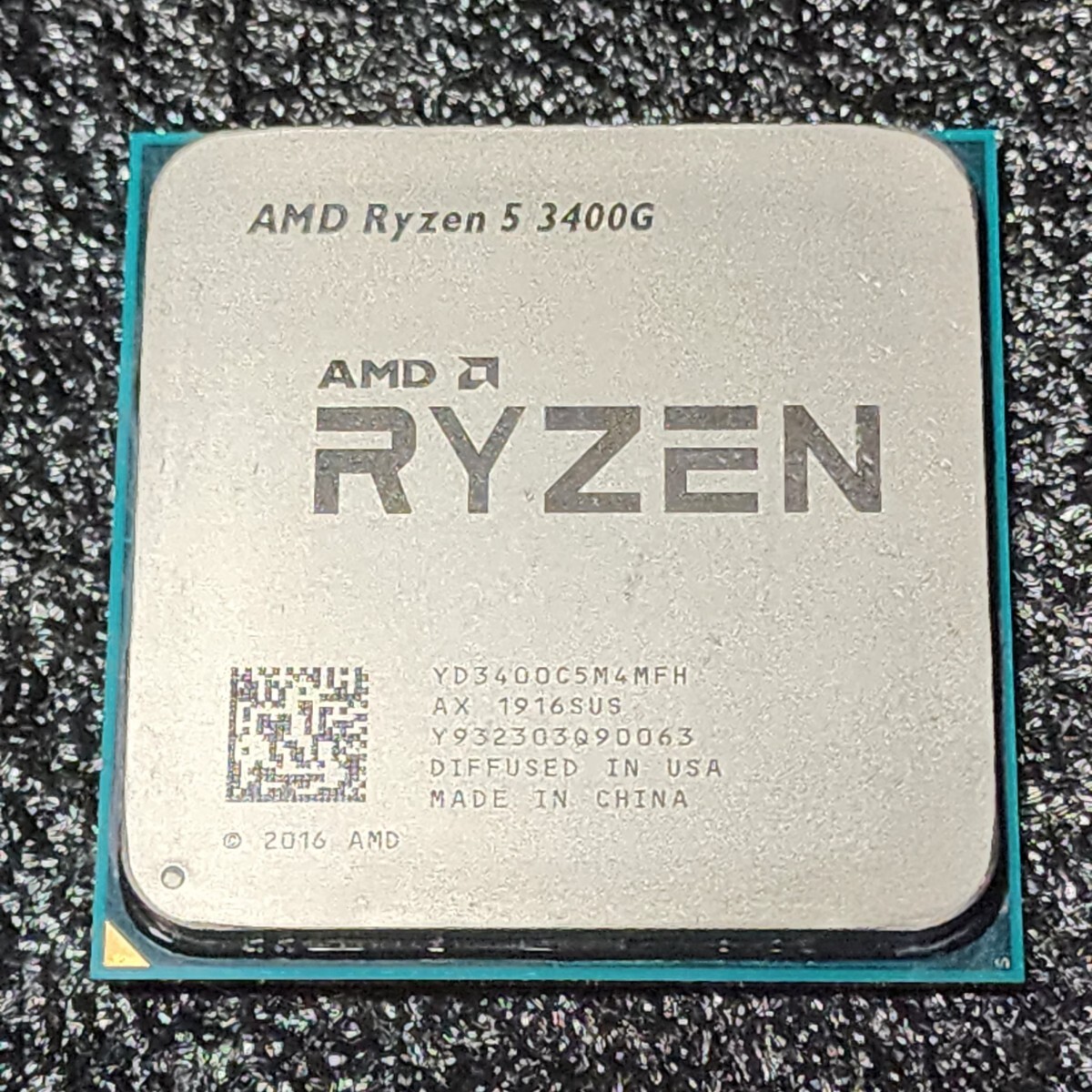 CPU AMD RYZEN5 3400G with Radeon RX Vega11 Graphics 3.7GHz 4コア8スレッド Socket AM4 PCパーツ 動作確認済み