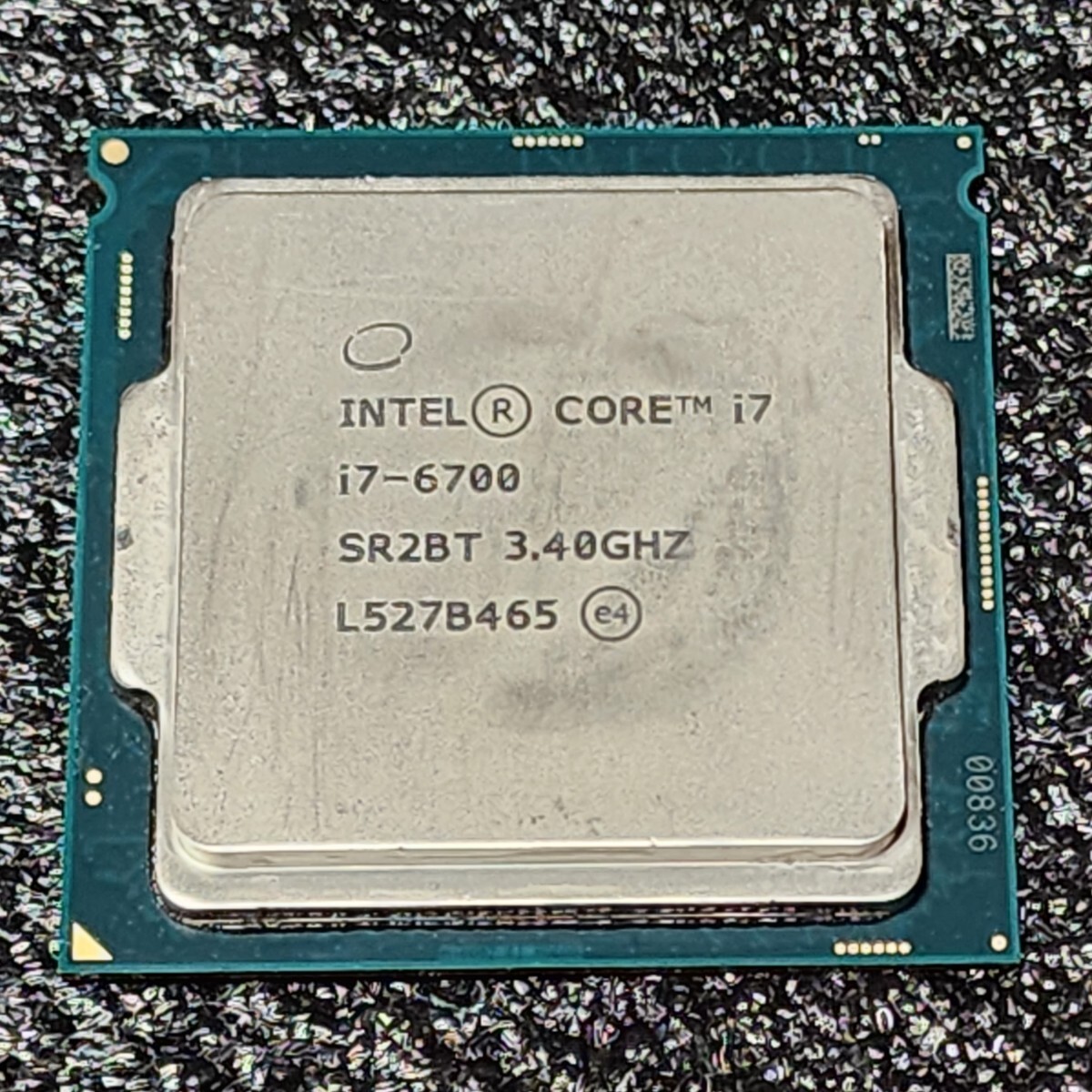 CPU Intel Core i7 6700 3.4GHz 4コア8スレッド SkyLake PCパーツ インテル 動作確認済み (2)_画像1