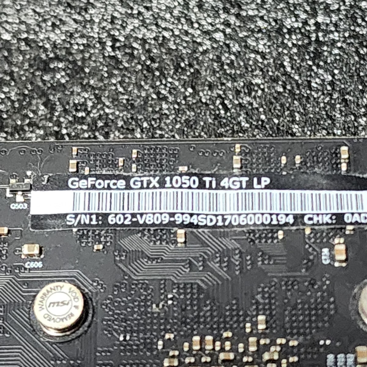 MSI GEFORCE GTX1050Ti 4GB GDDR5 動作確認済み PCパーツ グラフィックカード PCIExpressの画像4