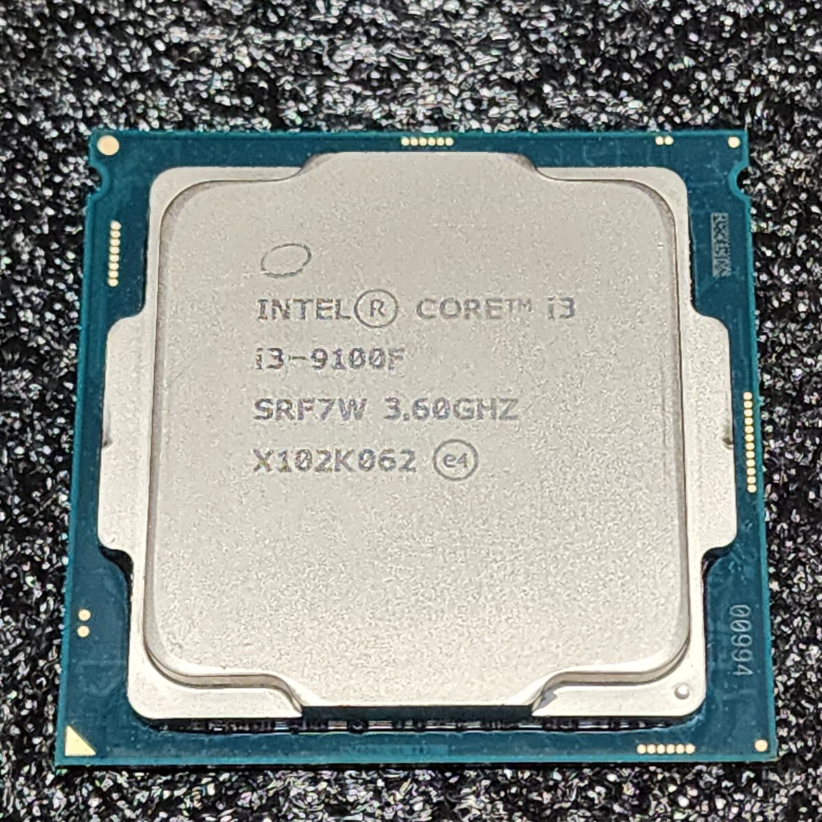 CPU Intel Core i3 9100F 3.6Hz 4コア4スレッド CoffeeLake PCパーツ インテル 動作確認済み_画像1