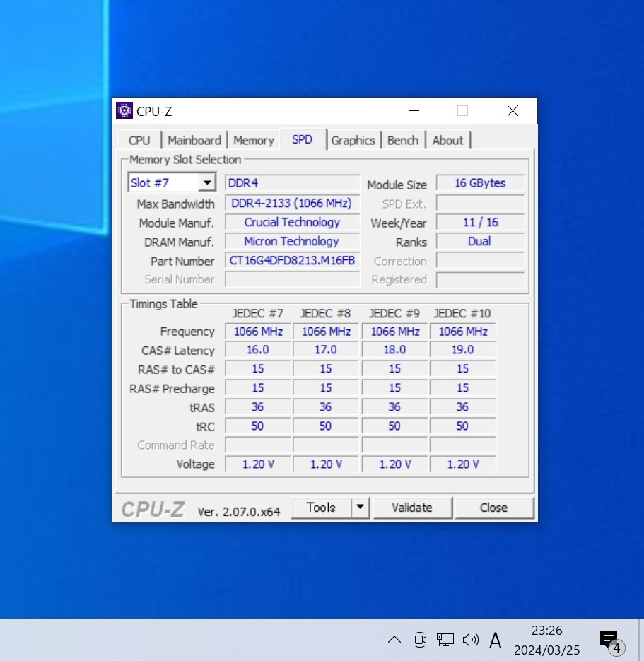 CRUCIAL DDR4-2133MHz 64GB (16GB×4枚キット) CT16G4DFD8213.M16FB 動作確認済み デスクトップ用 PCメモリ (2)