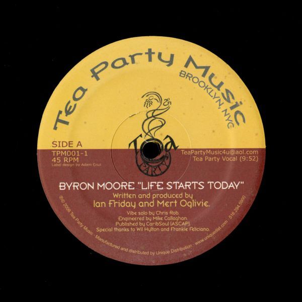 試聴 Byron Moore - Life Starts Today [12inch] Tea Party Music US 2006 House_画像1