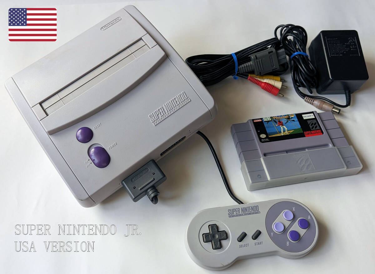 北米版 SNES JR スーパーファミコン ジュニア 本体 SUPER 北米版 SNES JR スーパーファミコン ジュニア 本体 SUPER