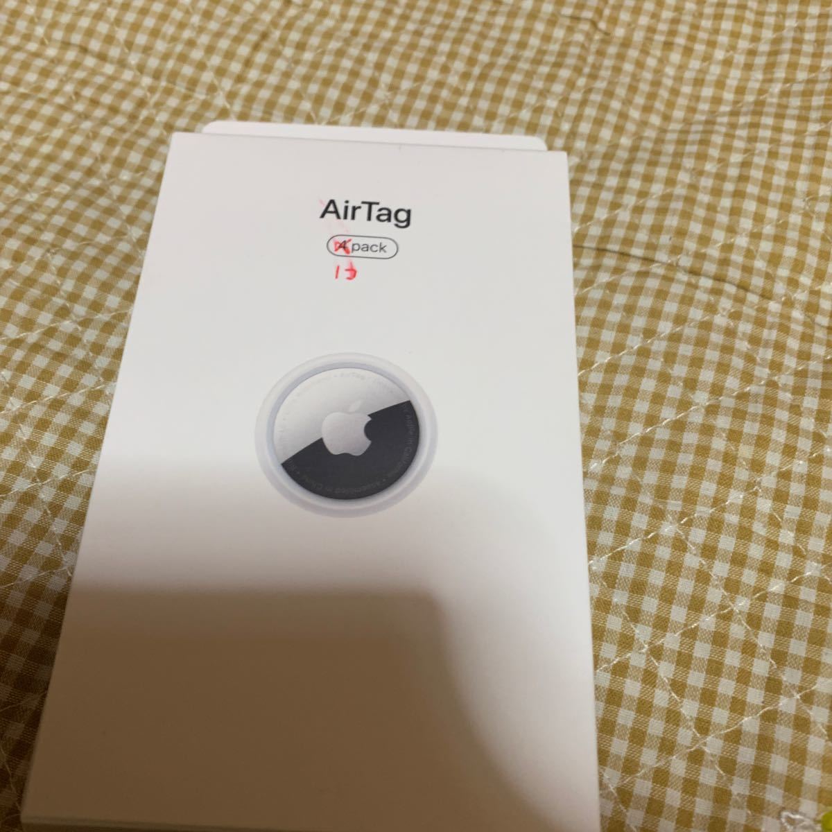 【Apple AirTag(アップルエアタグ)本体】×2コ 新品・未使用エアタグ Apple 紛失防止 @4010の画像5