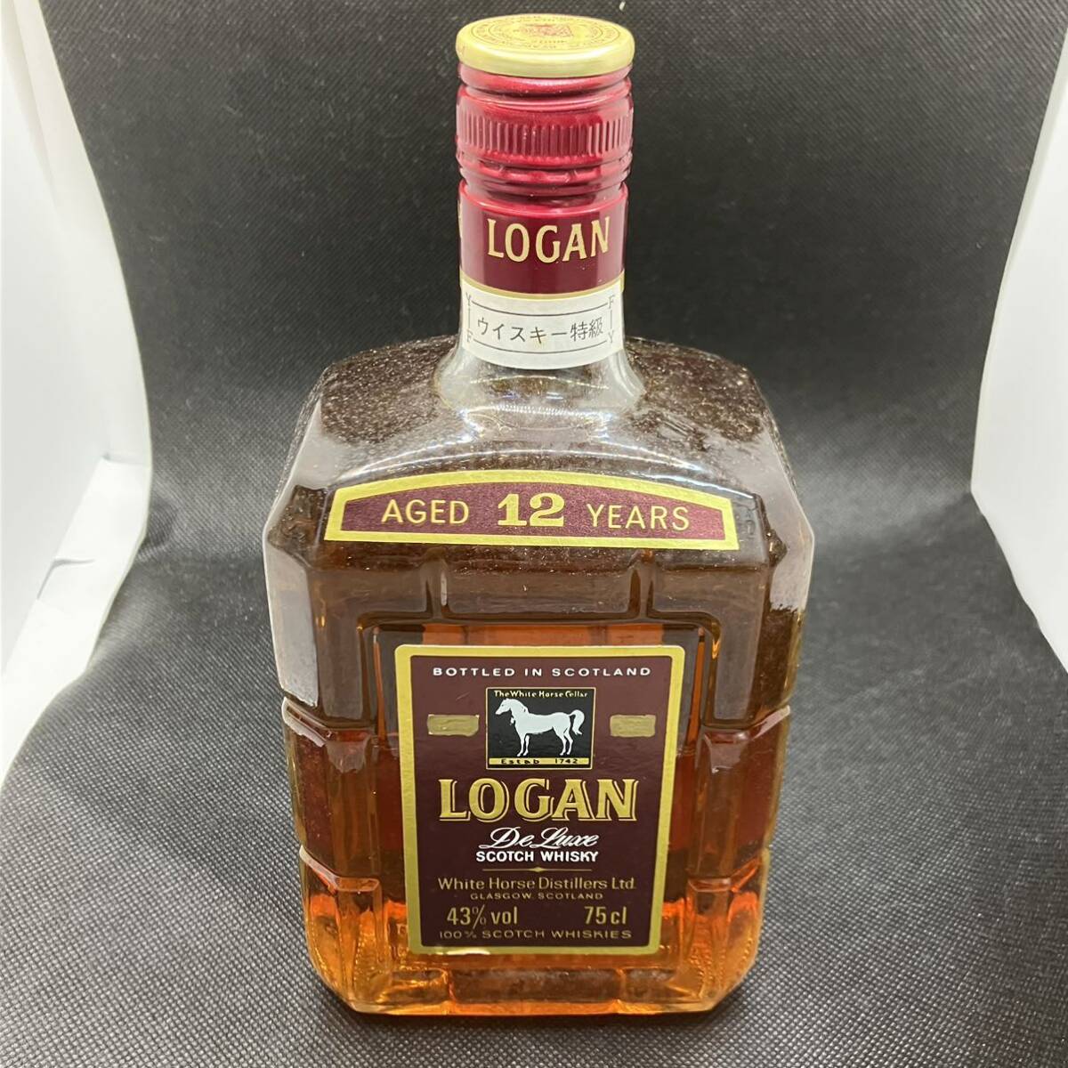 【未開栓・箱付】LOGAN DELUXE ローガン デラックス スコッチウイスキー 12年 AGED 12YEARSの画像2