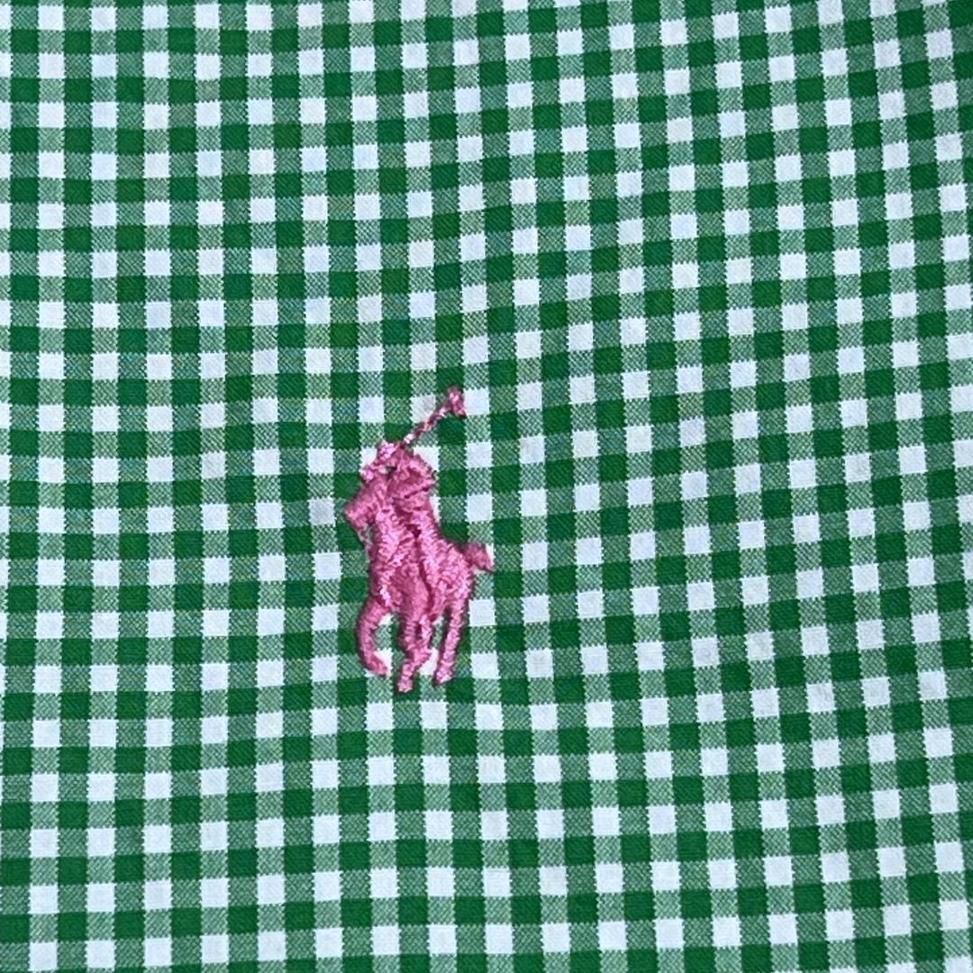 ラルフローレン ギンガムチェック BD長袖シャツ ポニー刺繍 US ラルフローレン ギンガムチェック BD長袖シャツ ポニー刺繍 US