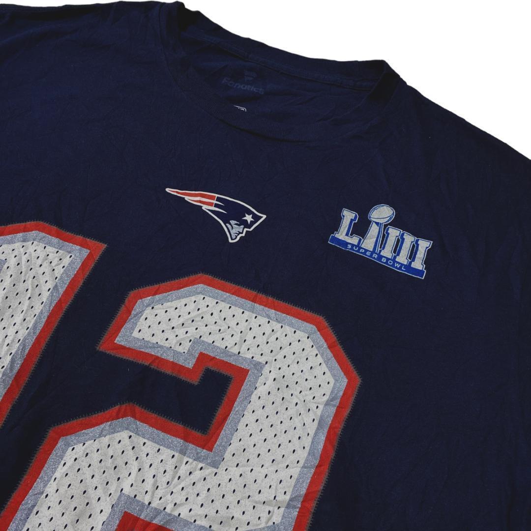 NFL ペイトリオッツ 半袖Tシャツ 12トム・ブレイディ US古着 x21 L相当_画像6