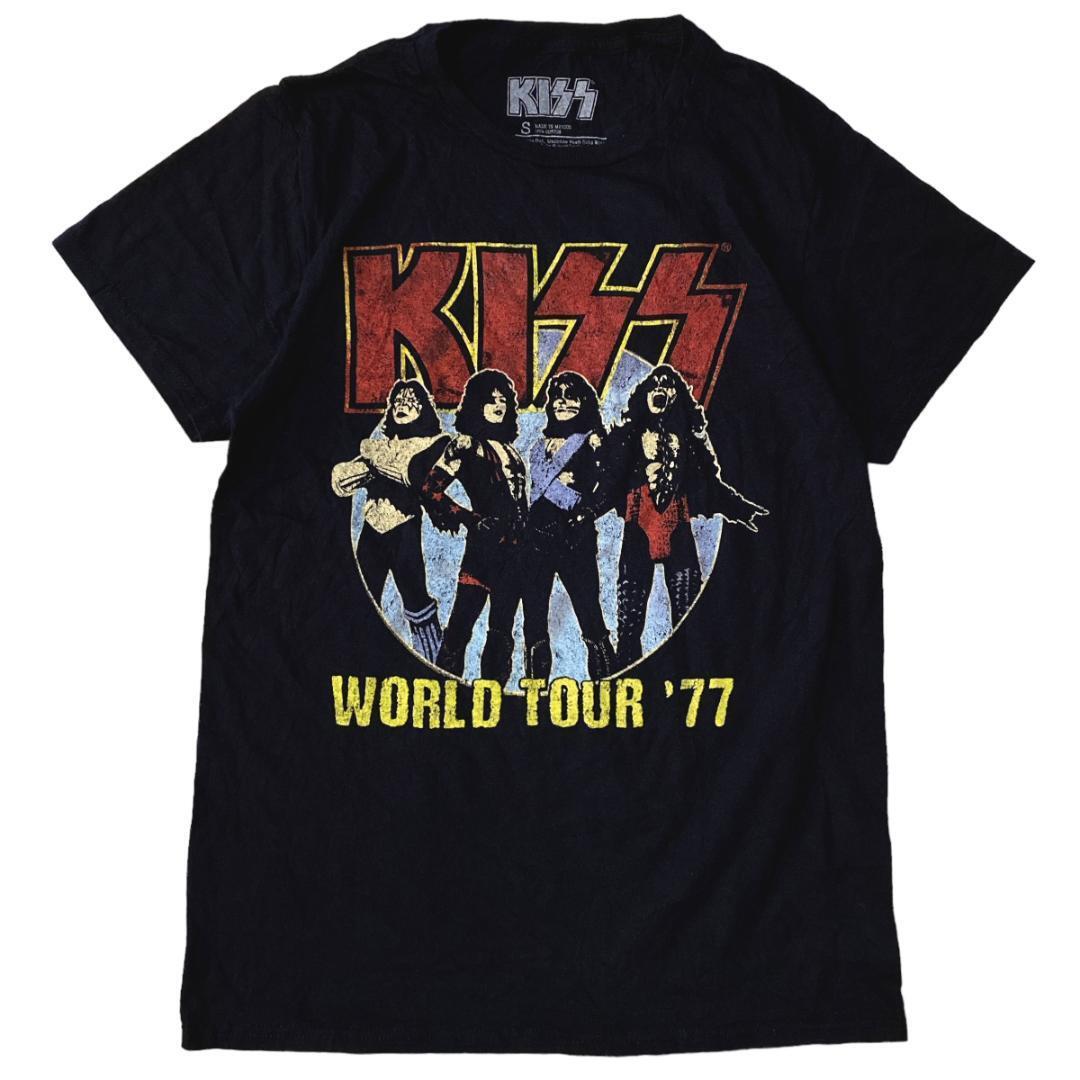 KISS ハードロック バンド半袖Tシャツ ツアー ロックT メキシコ KISS ハードロック バンド半袖Tシャツ ツアー ロックT メキシコ