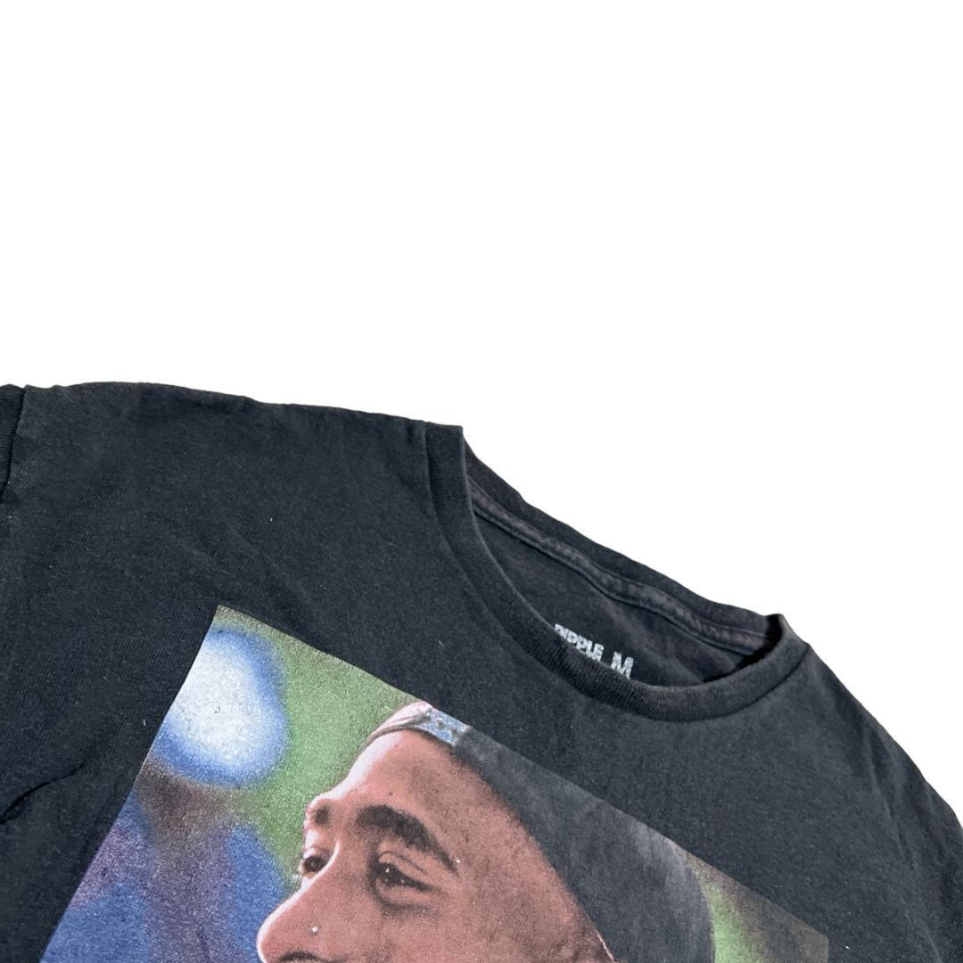 ポエティックジャスティス 2PAC 映画 半袖バンドTシャツ ラッパーw66 M相当_画像6