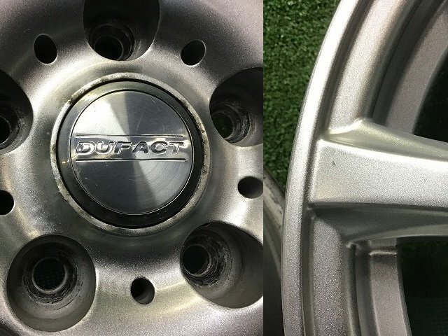 【送料無料】DUFACT アルミホイール 15×6J+53 5穴-114.3 シルバー 4本セット 冬用/スタッドレス用などにも♪_画像5