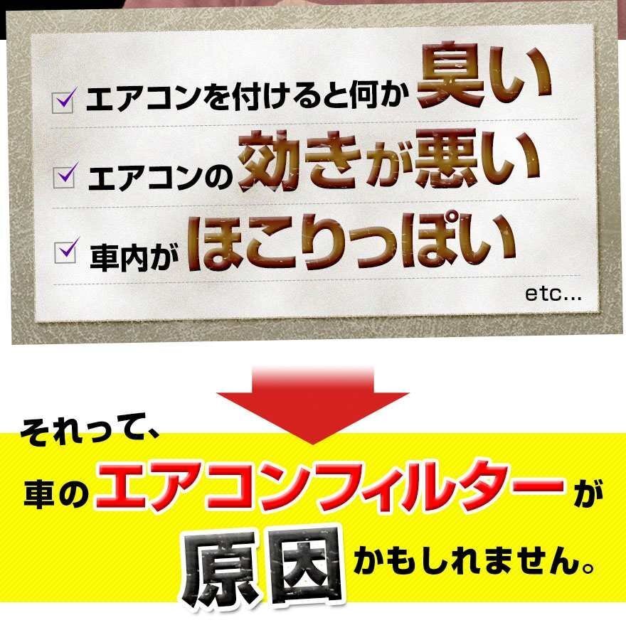 マーチ K12系 2002.02～2010.07 27891-AX025 エアコンフィルター 日産在庫処分 「定形外 送料無料」の画像3