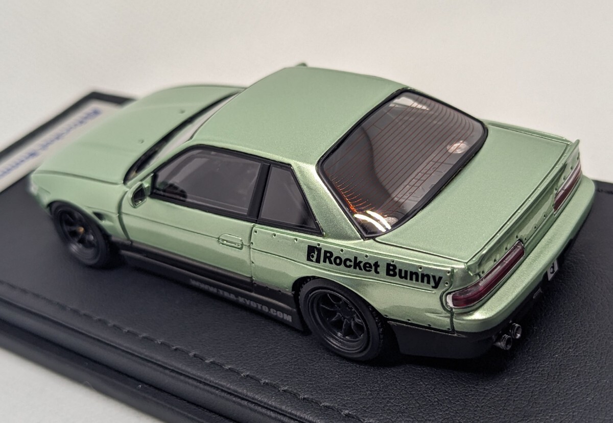 1/43 ignition model NISSAN Silvia Rocket Bunny S13 V1 IG-MODEL イグニッションモデル 日産 シルビア ロケットバニー RSワタナベ IG の画像5