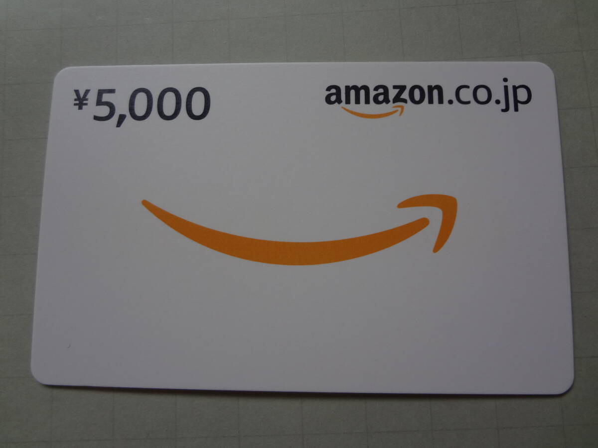 Amazon アマゾン ギフトカード 5000円分 新品未使用 即発送の画像1
