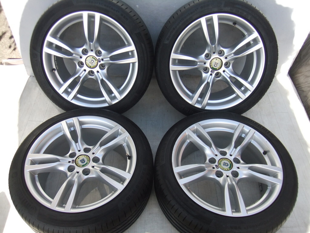 BMW純正アルミホイール F30/F31 3シリーズ Mスポーツ 8J/8.5J 120 +34/+47 ランフラット 225/45R18 255/40R18 4本 A15の画像1