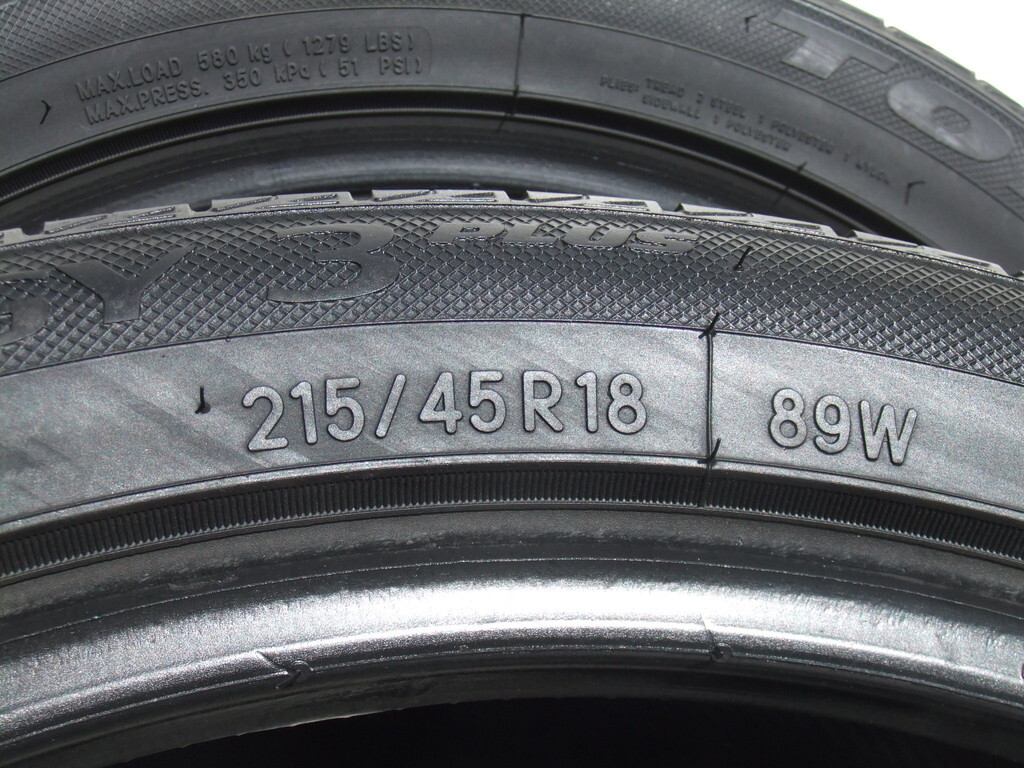 TOYO NANOENERGY 3PLUS 215/45R18 89W 2021年製 4本セット 会社宛 送料無料 H01_画像9