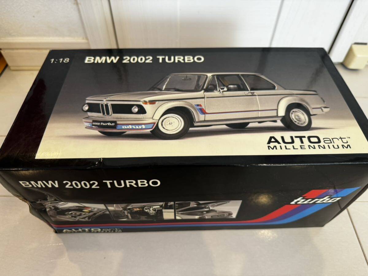 Autoart BMW 2002 turbo silver ミニカー オートアート ミレニアム 70502 1/18_画像8