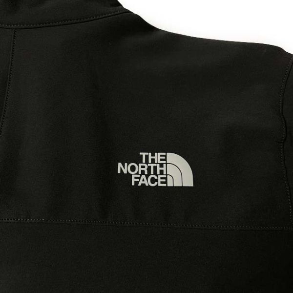 1円～!売切!【正規新品】THE NORTH FACE◆STRETCH SOFT SHELL JACKET トラックジャケット US限定 撥水 ハーフドームロゴ(M)黒 180915-50_画像10