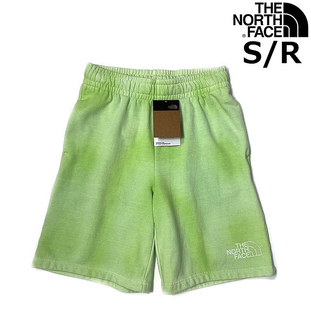 売切り【正規新品】THE NORTH FACE◆DYE SHORTS ショートパンツ スウェット US限定 後染め アウトドア(S/R)緑 タイダイ柄 190110-5