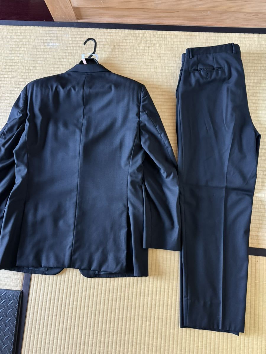 GUCCI グッチ 本物 正規品 スーツ セットアップ 3B ブラック 52 L XL 高級 イタリア製 入学式 卒業式 冠婚葬祭 美品 の画像3