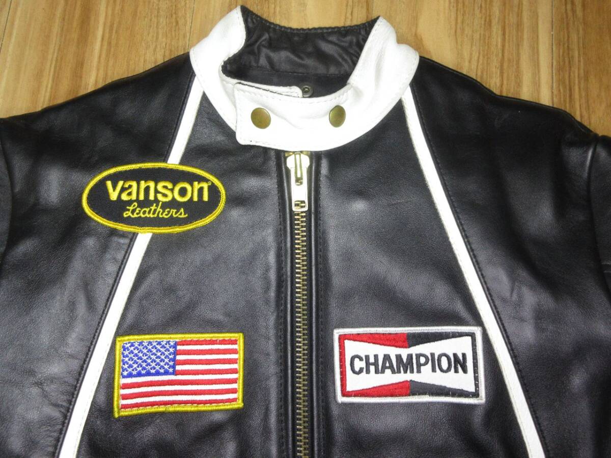 VANSON ライダースジャケット メンズ サイズ38 ブラック|Yahoo VANSON ライダースジャケット メンズ サイズ38 ブラック|Yahoo