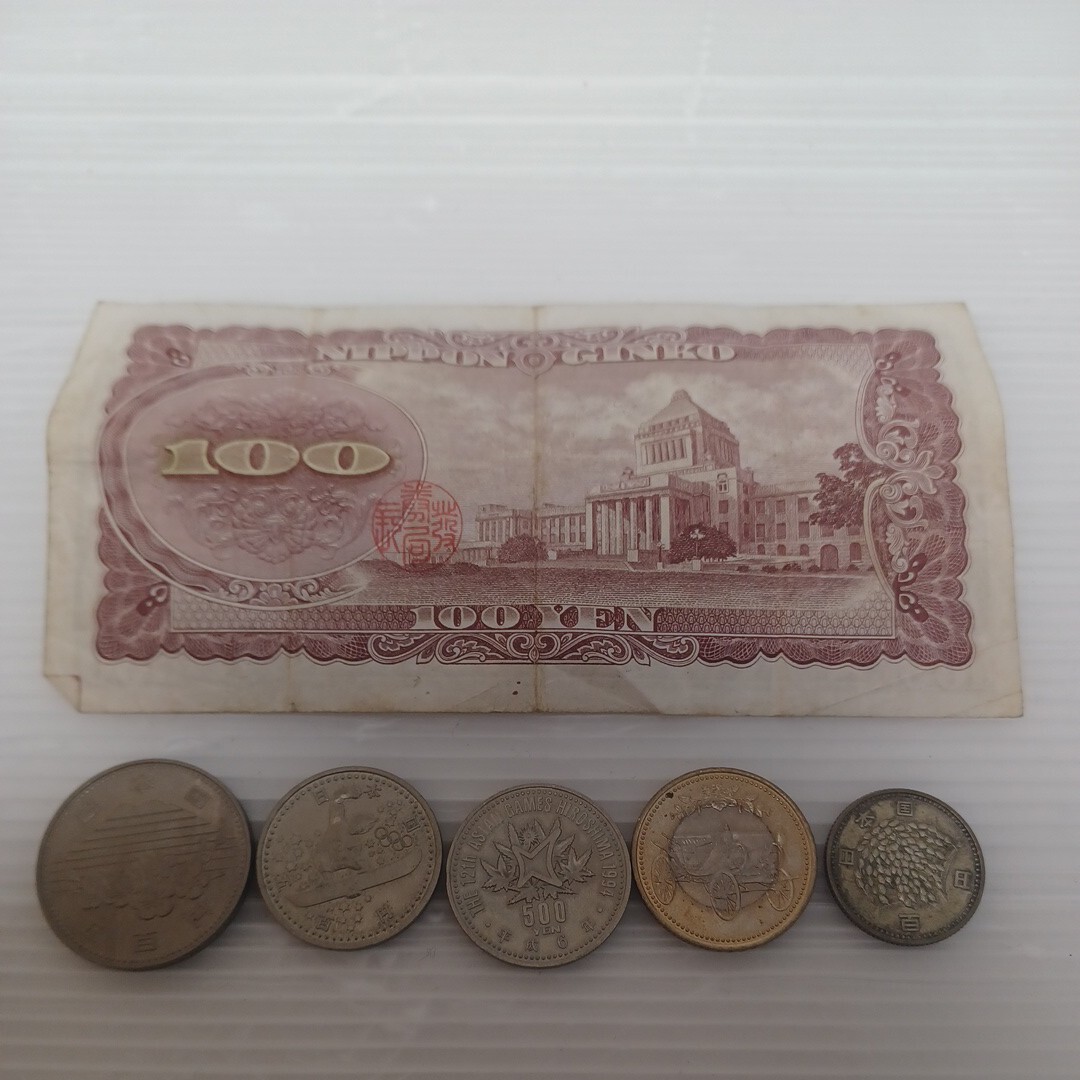 旧紙幣 古銭 硬貨 紙幣 コイン 貨幣 コレクション　昭和60年　1994年　オリンピック_画像2