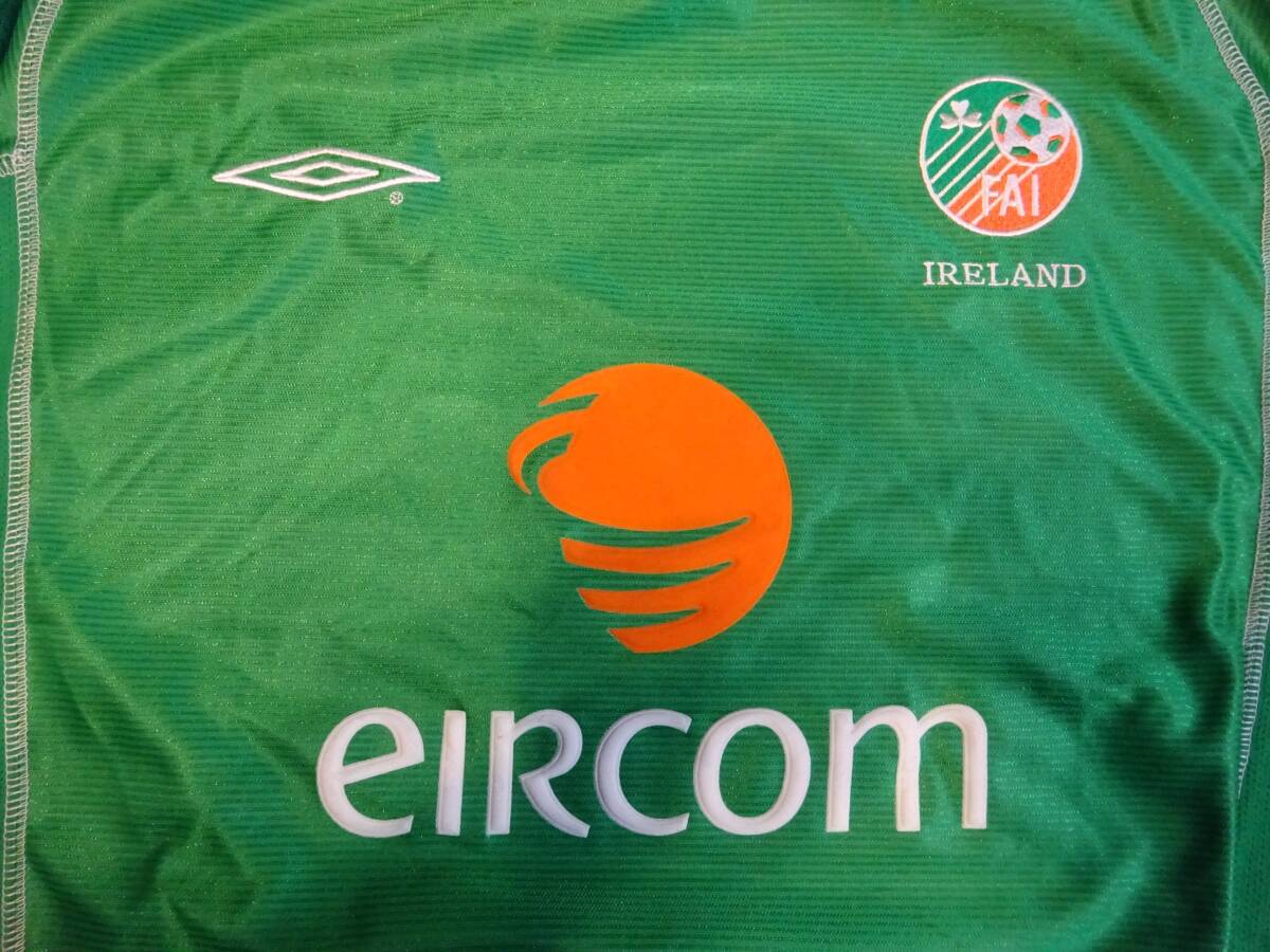 【新品】UMBRO / サッカーアイルランド代表2002年ホームユニフォーム（Lサイズ）　アンブロ_画像3