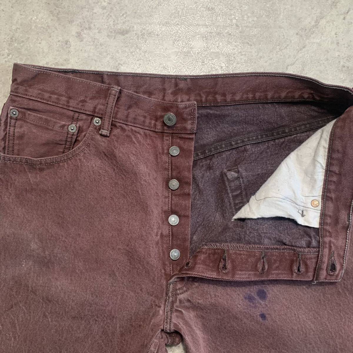 Levi's リーバイス 501xx デニム ジーンズ レッド W36 L34 Levi's リーバイス 501xx デニム ジーンズ レッド W36 L34