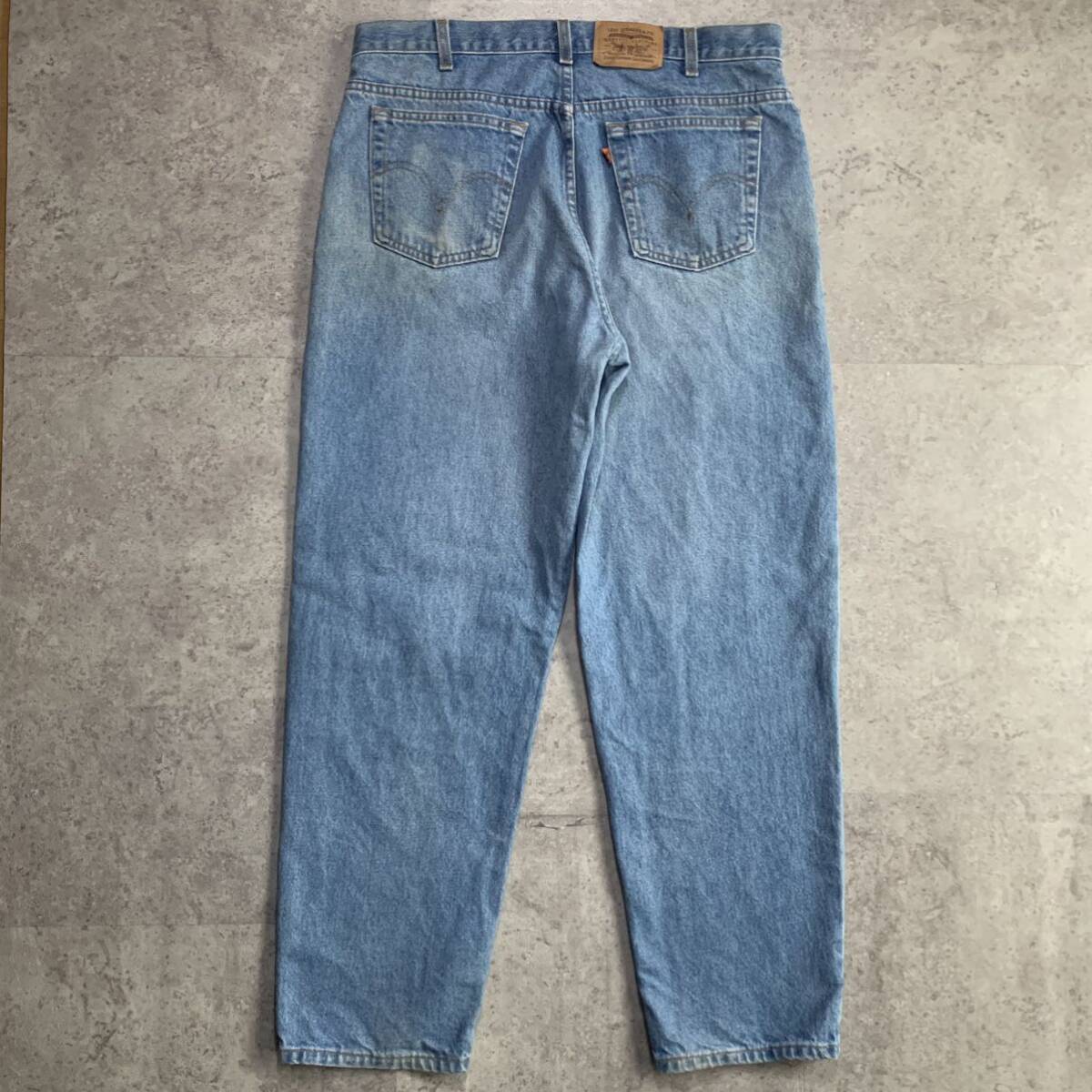 Levi's リーバイス ジーンズ テーパード 古着 デニムパンツ W36L30 テーパード ライトブルー カナダ製_画像3