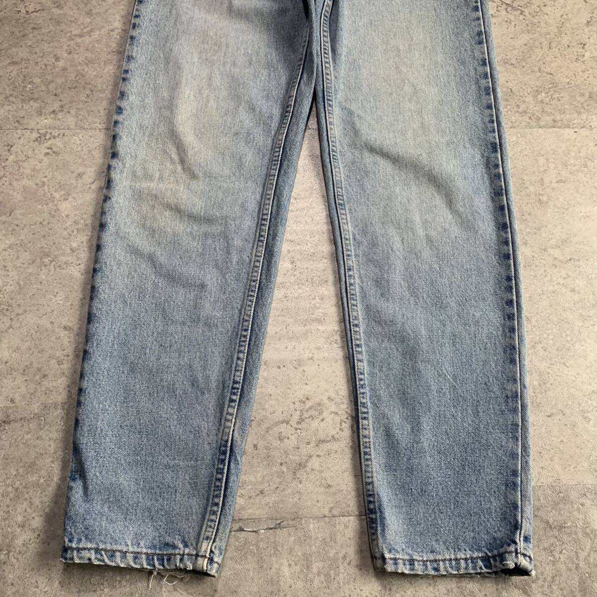 Levi's リーバイス 550 デニム パンツ ジーンズ 古着 W31 L32 ライトブルー 色落ち テーパード _画像6