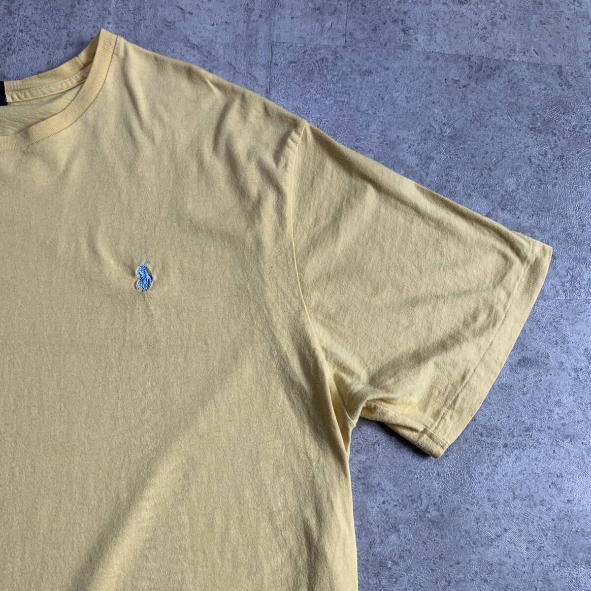 Polo by Ralph Lauren Tシャツ 半袖 ワンポイント 刺繍ロゴ ポロ ラルフローレン 古着