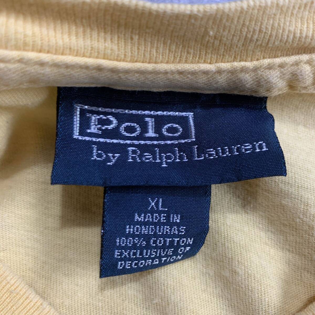 Polo by Ralph Lauren Tシャツ 半袖 ワンポイント 刺繍ロゴ ポロ ラルフローレン 古着_画像7