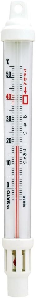 シンワ測定(Shinwa Sokutei) 風呂用 温度計 アナログ B-3 ウキ型 72651_画像1