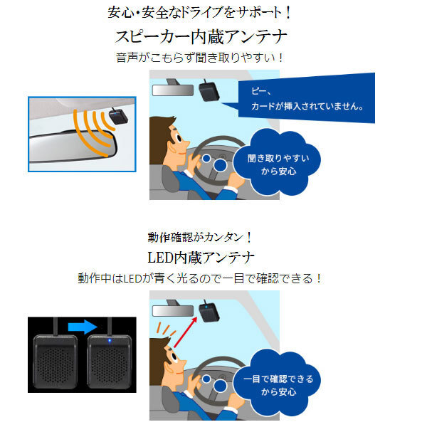 【セットアップ込み】お得なETC車載器 CY-ET926D Panasonic 新セキュリティ対応 音声案内 アンテナ分離型 12V/24V パナソニック 新品_画像7