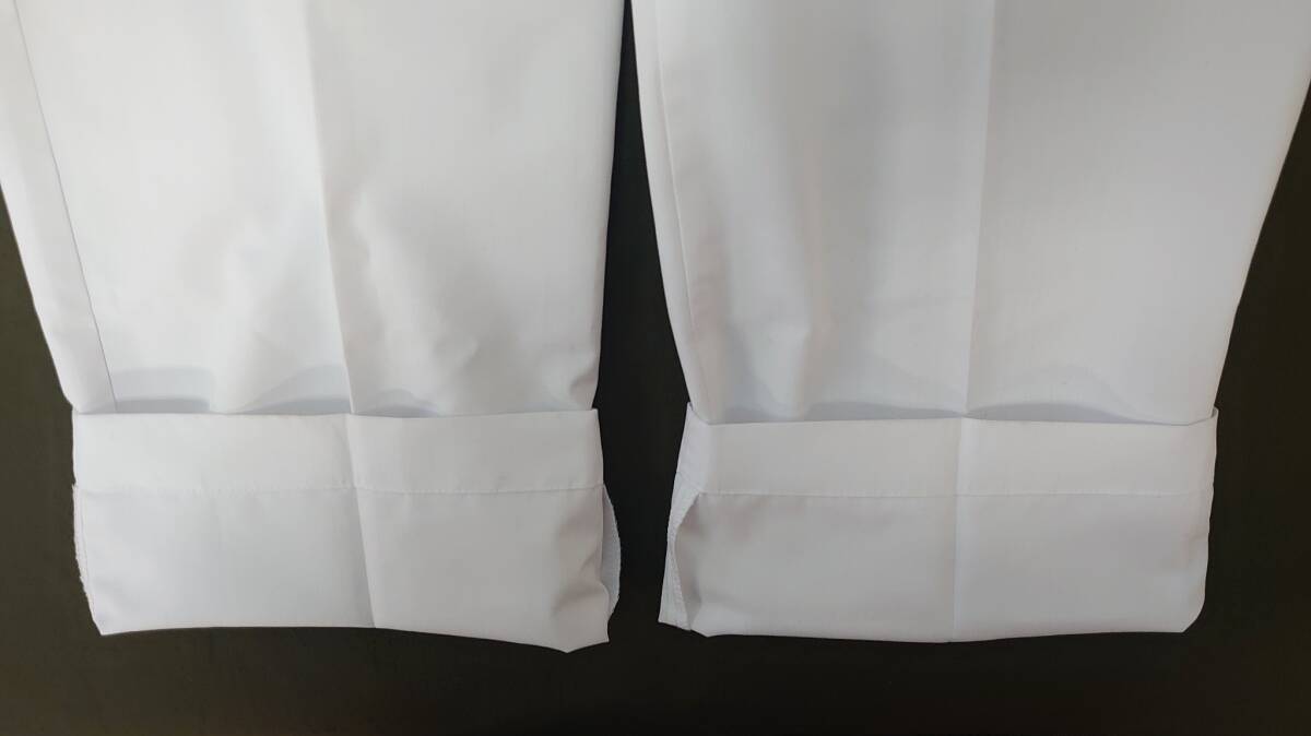 WHISeL　ホワイセル　白衣ツータックパンツ　ホワイト　Lサイズ　レディース　01_画像9