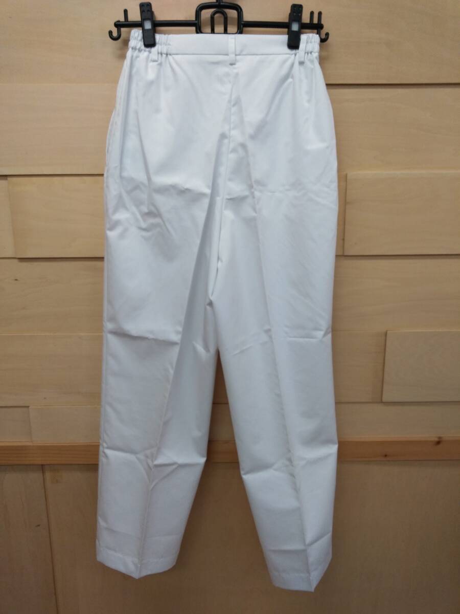 WHISeL　ホワイセル　白衣ツータックパンツ　ホワイト　Lサイズ　レディース　01_画像2
