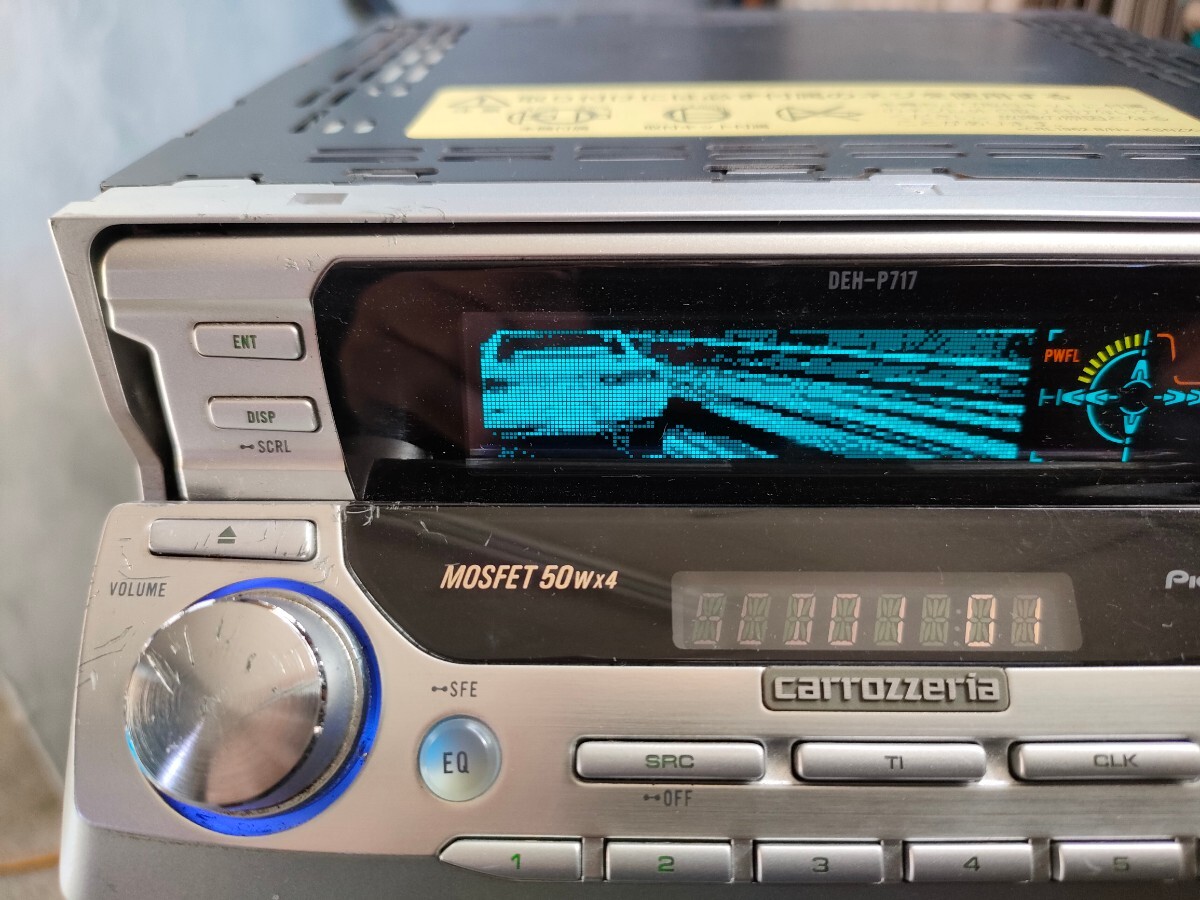 カロッツェリア イルミネーション DEH-P717 CD 1DIN 稀少 当時物 カロッツェリア イルミネーション DEH-P717 CD 1DIN 稀少 当時物