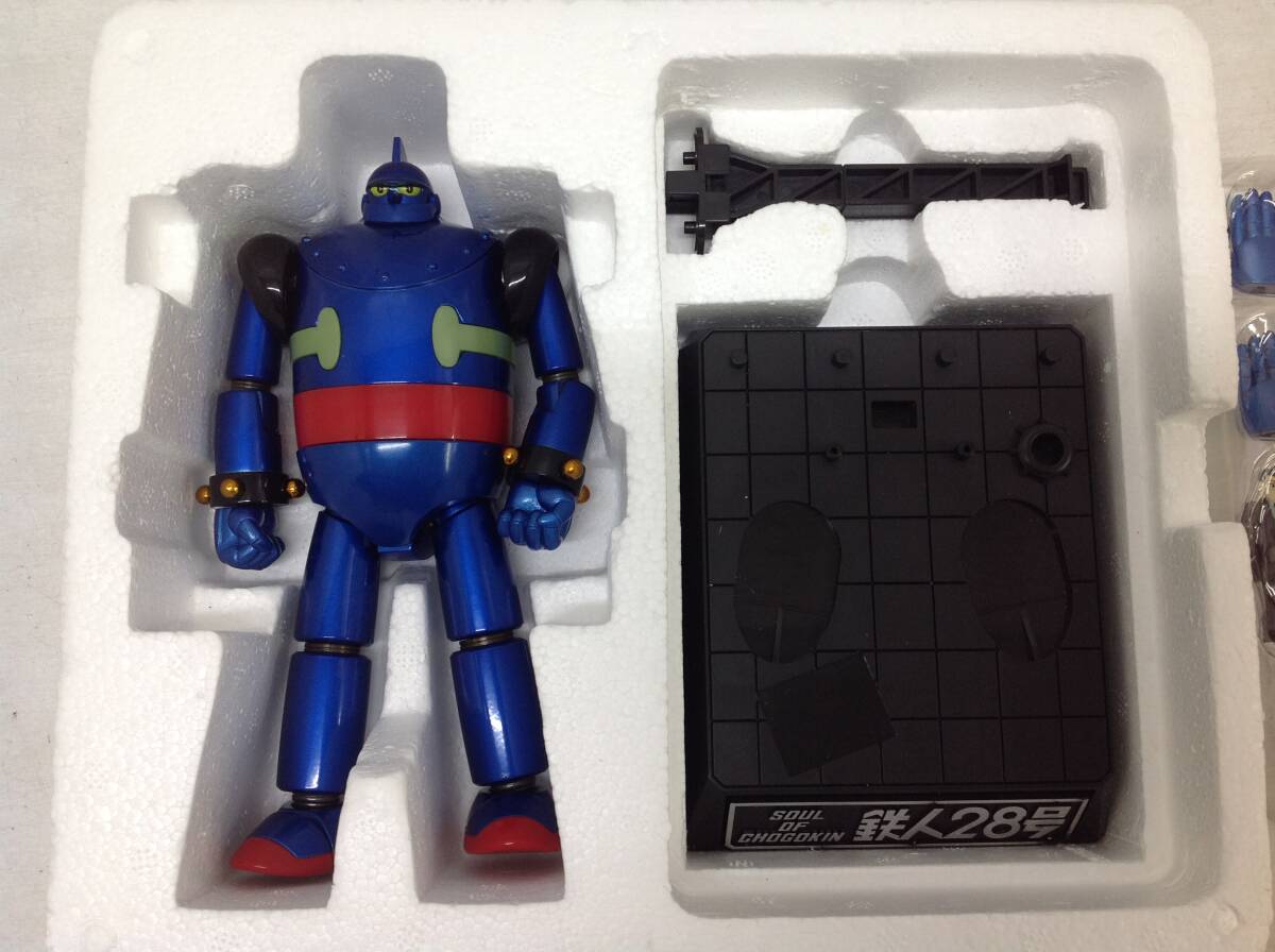 [#29][ Junk ] Chogokin soul GX-24M Tetsujin 28 number blue metallic VERSION 