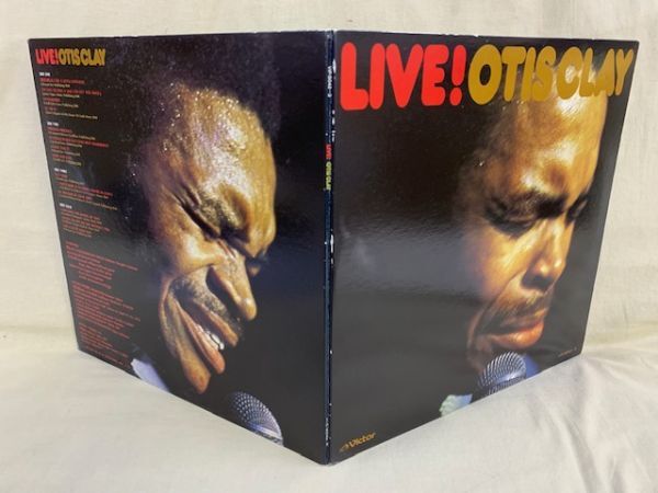 2LP オーティス・クレイ OTIS CLAY / LIVE! 1978年日本ライヴ 東京・虎ノ門ホール録音 国内盤 VIP-5042/3_画像2