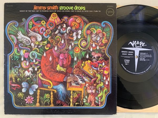米 ジミー・スミス Jimmy Smith / Groove Drops US盤 Verve 黒銀ラベル V6-8794_画像1