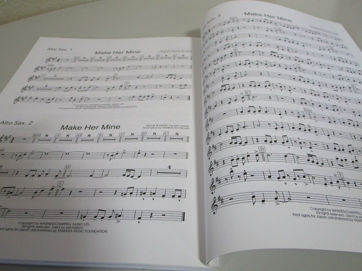  magazine wind instruments *pala dice .. version swing * girls make-up * is -* my n full * score musical score sax * score 2005 year MAKE HER MINE