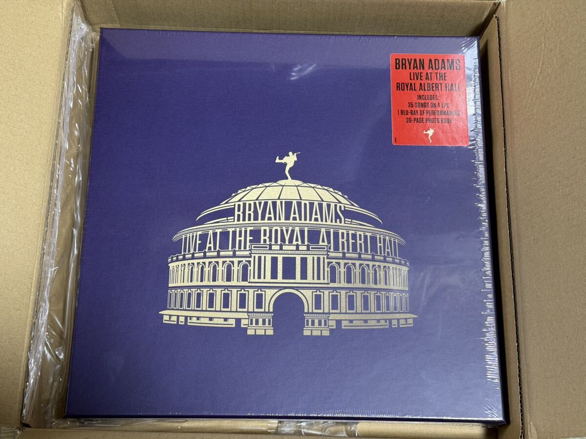 新品未開封 BRYAN ADAMS ブライアンアダムス★Live At The Royal Albert Hall (4枚組アナログレコード)+Blu-ray _画像1