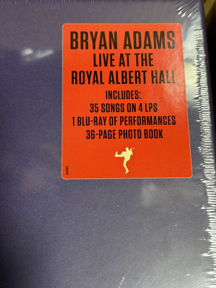 新品未開封 BRYAN ADAMS ブライアンアダムス★Live At The Royal Albert Hall (4枚組アナログレコード)+Blu-ray _画像2