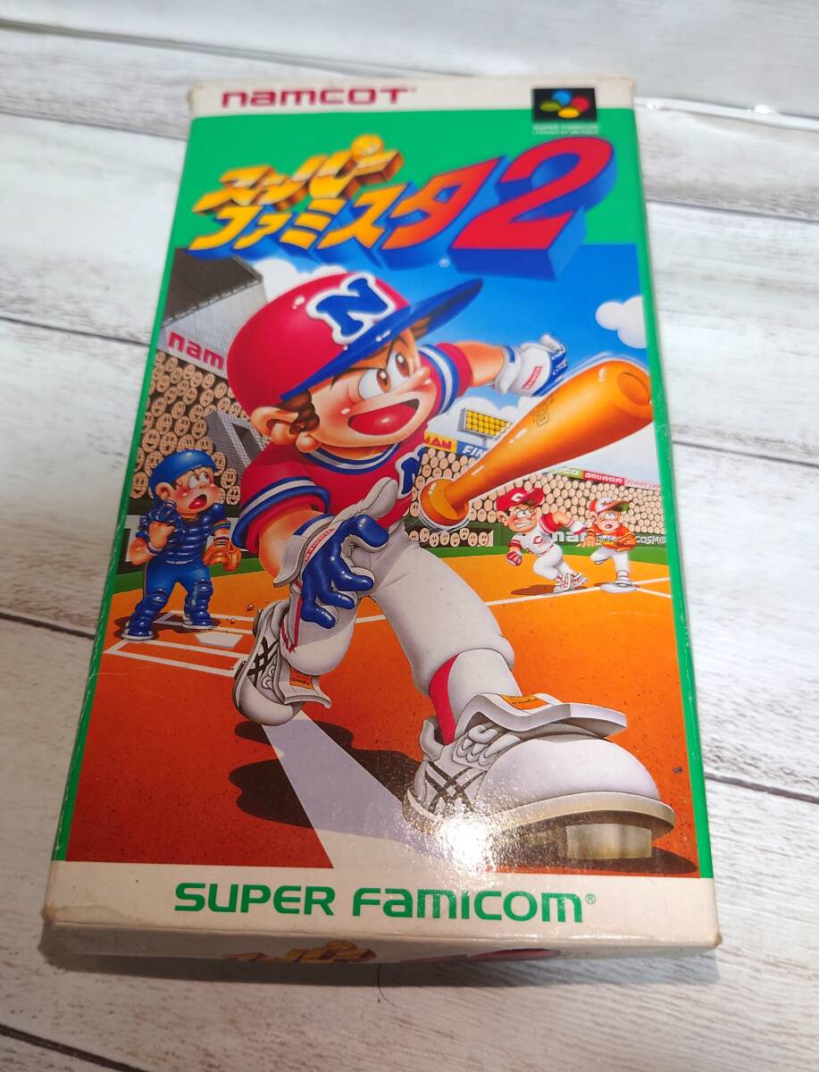namcot SUPER Famicom スーパーファミスタ2 ジャンク品_画像1