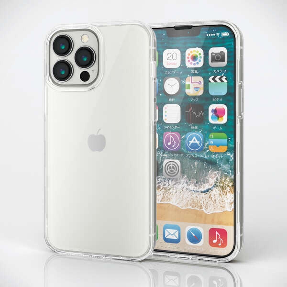 【新品未開封】iPhone13 Pro Max＊360°保護9H硬度ガラスフィルム付ハードケース＊クリア＊PCフレーム×背面パネル