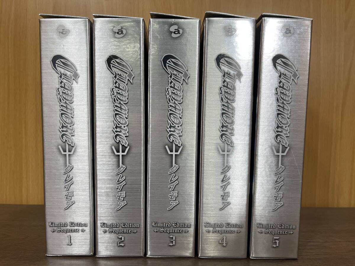 5)) DVD CLAYMORE クレイモア Limited Edition Sequence 1～5 全5巻 セット まとめ 初回限定生産 限定版 _画像1