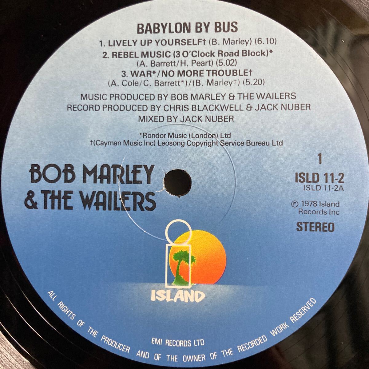 BOB MARLEY & THE WAILERS / BABYLON BY BUS 2枚組 UK盤_画像8