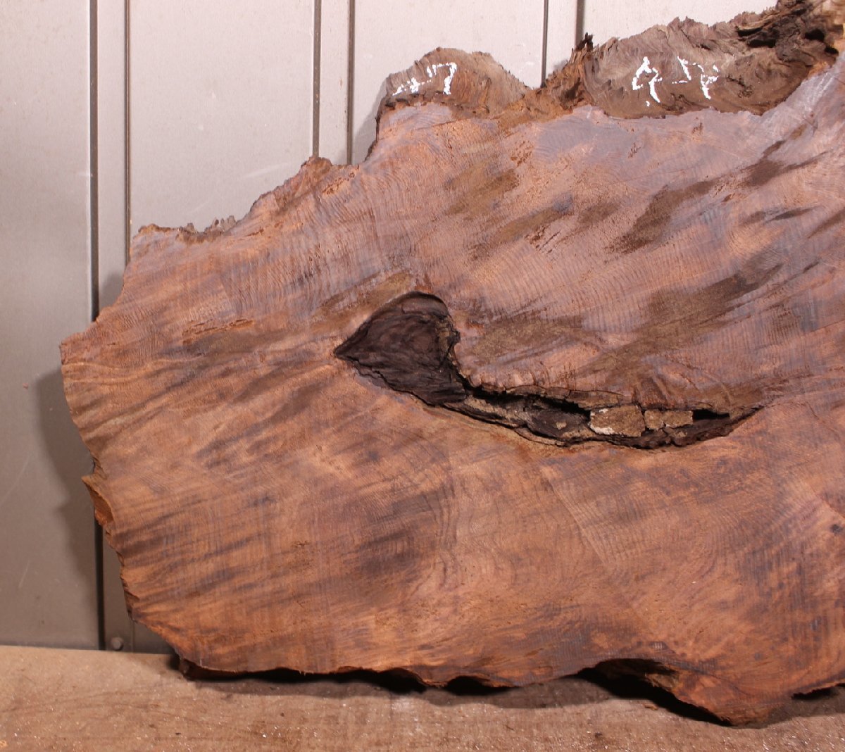 《140サイズ》レッドウッド　セコイヤ　コブ杢　rwd-976　材木　DIY板材　木材／端材　_画像6