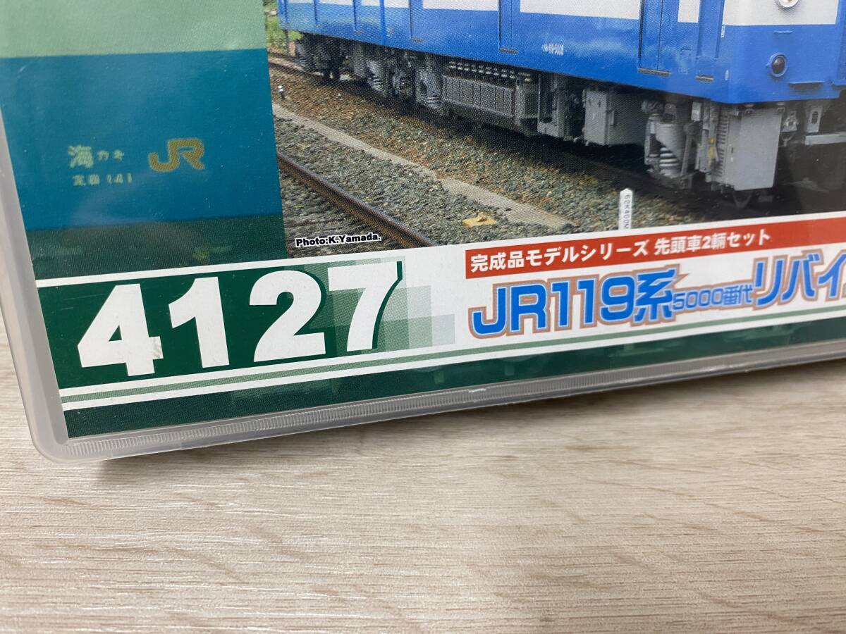 未使用？極美品　GREENMAX グリーンマックス 4127 完成品モデル 先頭車２輌セット JR119系 5000番代 リバイバルカラー M+T モーター付_画像2